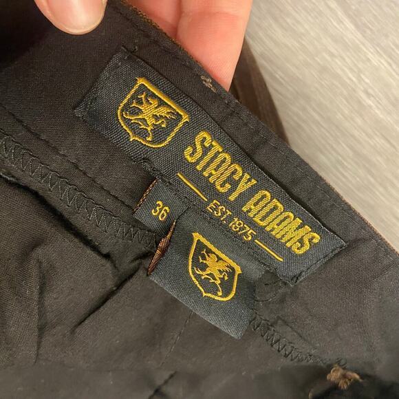 Stacy Adams Men's 2 Pieces Suit Corduroy Zippered Jacket Size 2XL Pants 36 - Picture 8 of 12